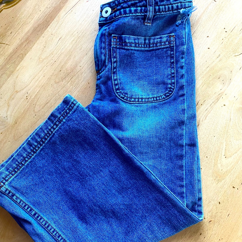 Billabong Cropped Flared Jeans Girls Size 8